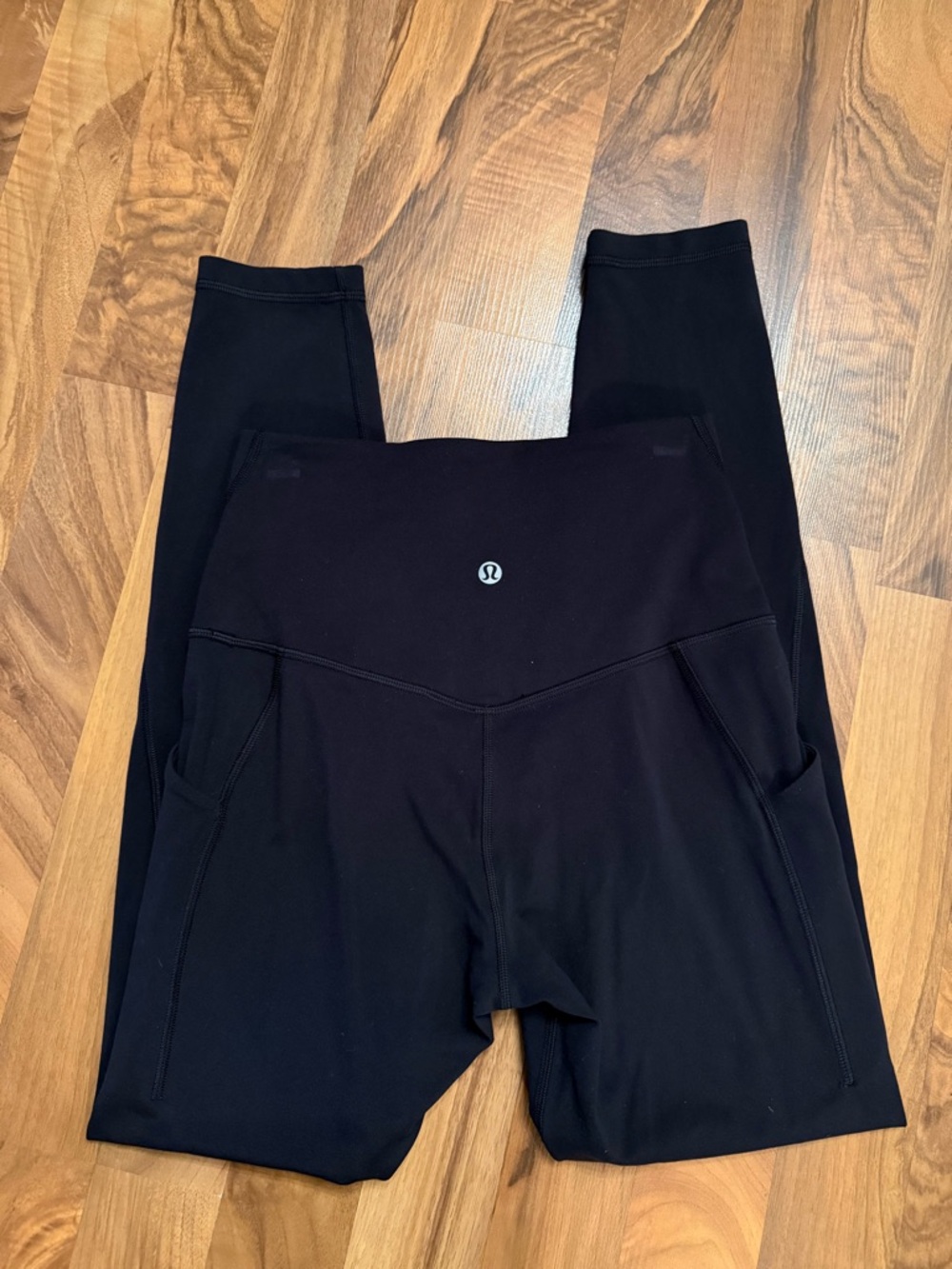 Lululemon Align High-Rise Leggings Pockets Black Size 6 25” Nulu